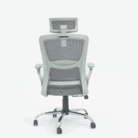 Chaise Directeur Roy Avec Accoudoirs – Gris Tunisie