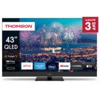Téléviseur Thomson 43QG5C14 UHD 4K Qled Smart Google TV Noir Tunisie