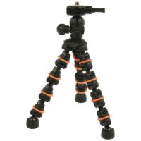 Trépied Flexible Camlink 0.5 Kg 18 CM Noir & Orange – CL-TP130 Tunisie