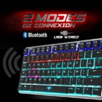 Clavier Gamer Sans Fil Spirit Of Gamer Xk1300rf Rgb – Noir -CLA-XK1300RF Tunisie