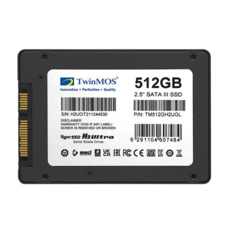 Disque Dur Interne Twinmos H2 SSD 512Go 2.5″ SATA III – TM512GH2UGL Tunisie