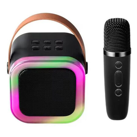 Haut Parleur Bluetooth K12 5W Avec Microphone – Noir -K12-Noir Tunisie