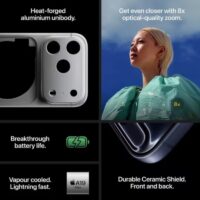 iPhone 17 Pro Max 256Go – Silver Tunisie