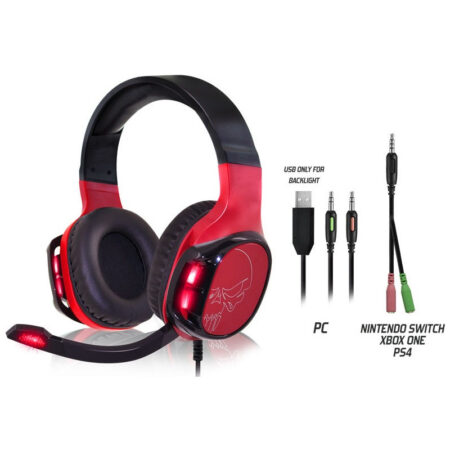 Micro Casque Gamer Spirit Of Gamer Elite H60 – Rouge Tunisie
