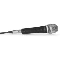 Microphone Filaire Nedis Cardioïde Avec Étui De Voyage -Noir -MPWD50CBK Tunisie