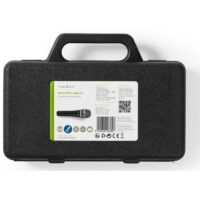 Microphone Filaire Nedis Cardioïde Avec Étui De Voyage -Noir -MPWD50CBK Tunisie