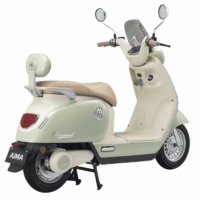 Scooter Électrique Aima Classical 800W – Vert & Baige Tunisie