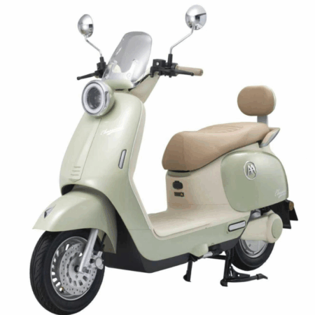 Scooter Électrique Aima Classical 800W – Vert & Baige Tunisie
