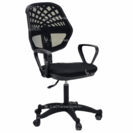 Chaise Evo Avec Accoudoirs Noir – Base Noir Tunisie