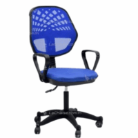 Chaise Evo Avec Accoudoirs Rose – Base Noir Tunisie