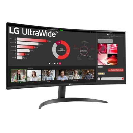Ecran LG 34&Prime; UltraWide WQHD Curved 100 Hz Noir – 34WR50QK Tunisie