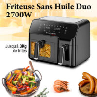 Friteuse Sans Huile Techwood CS-927 8.8 L Noir Tunisie