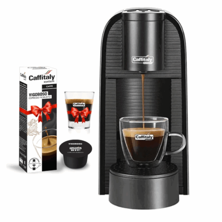 Machine à Café Caffitaly VOLTA S36 + Pack de 10 Capsules et Tasse Espresso Offert Tunisie