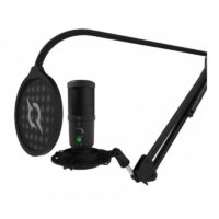 Microphone AQIRYS USB Voyager Cardioïde – Noir Tunisie