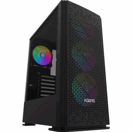 Boitier Gamer Moyen Tour AQIRYS Gacrux ARGB – Noir – AQIRYS-GACRUX-BK Tunisie