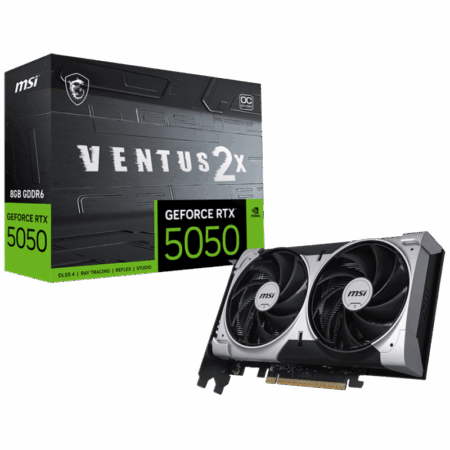 Carte graphique Gamer MSI Geforce Rtx 5050 8 Go Ventus 2X OC – 912-V538-002 Tunisie