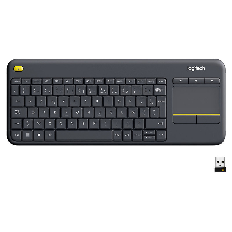 Clavier Sans Fil Logitech K400 Plus – Noir – 920-007129 - Logitech