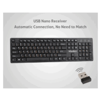 Clavier Sans Fil MEETION WK841 BILINGUE – Noir Tunisie