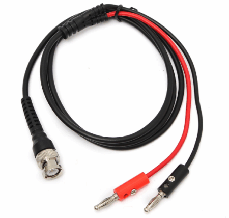 Câble test Male BNC – 2 Bananes Longueur 1m Tunisie
