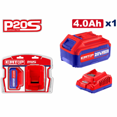 Kit Batterie Et Chargeur P20S Lithium-Ion Emtop – ELBCPK1214 Tunisie