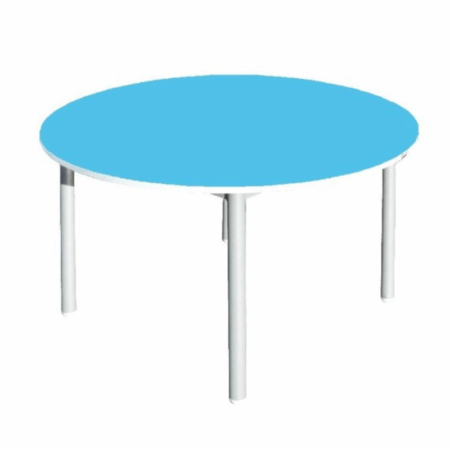Table Maternelle Ronde D90 Sotufab – Bleu Ciel – MA14 Tunisie