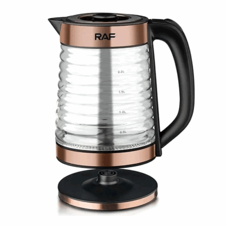 Bouilloire Électrique En Verre RAF 2.2 L R.7882 Noir Tunisie