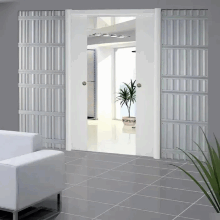 Kit de Porte Coulissante encastré SCRIGNO 2P 1800/2100/105 Tunisie