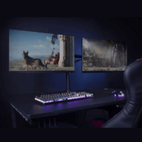 Support De Bureau Trust Gxt 1120 Pour 2 Moniteurs – Noir – 23941 Tunisie