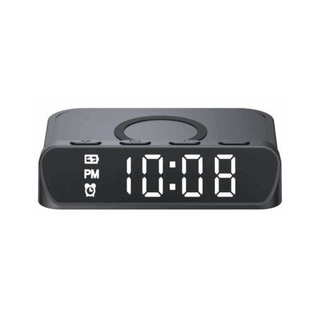 Station De Charge Sans Fil Avec Réveil d&rsquo;alarme Havit – Noir – W3031 Tunisie