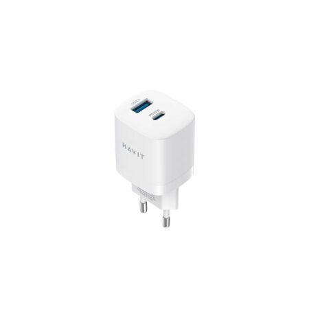 Tete Chargeur Havit Fast Charger Hv-uc30 Dual Usb – Blanc – HV-UC30 Tunisie