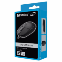 Souris Optique Filaire Sandberg USB Saver 1200 dpi – Noir – 331-00 Tunisie