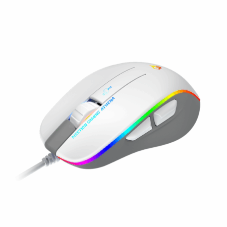 Souris Filaire Gamer Meetion GM23 RGB – Blanc -GM23-2023 Tunisie