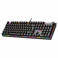 Clavier Filaire Gamer Mécanique RGB Meetion – Noir -MK009PRO Tunisie