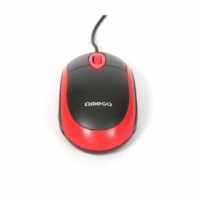 Souris Filaire Omega OM-06V 1200DPI – Rouge – OM06VR Tunisie