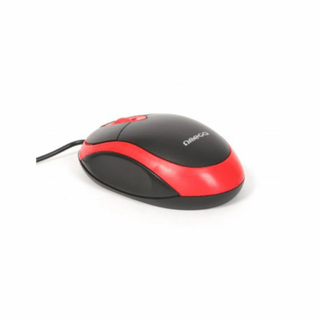 Souris Filaire Omega OM-06V 1200DPI – Rouge – OM06VR Tunisie