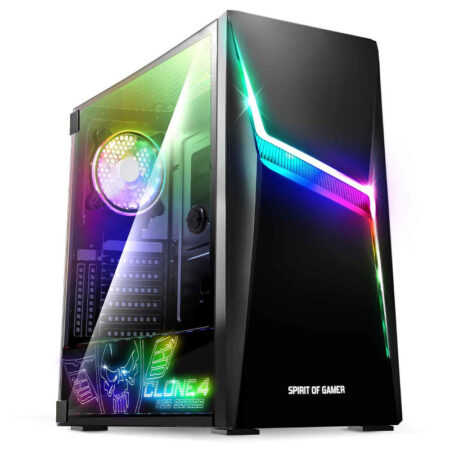 Boitier Gamer Spirit of Gamer Clone 4 ARGB Edition Noir – 8902RA Tunisie