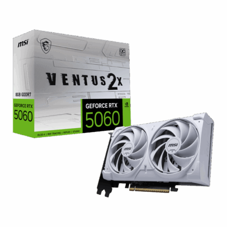 Carte Graphique GeForce RTX 5060 8G Ventus 2X OC Blanc – 912-V537-003 Tunisie