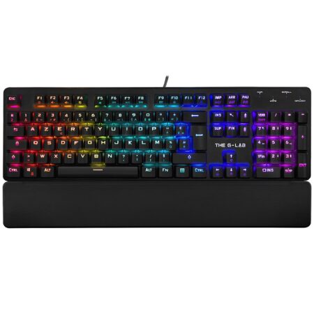 Clavier Gamer Mécanique THE G-LAB RGB Red Switch Noir – KEYZ-RUBIDIUM/FR Tunisie