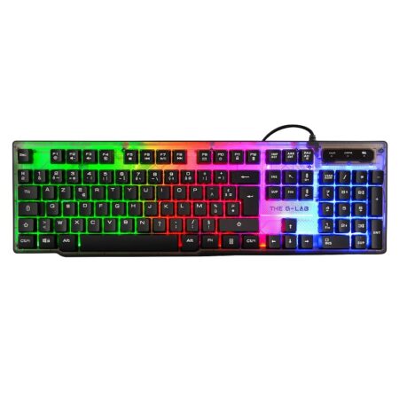 Clavier Gaming Filaire The G-lab KEYZ NEON Noir – KEYZ-NEON/FR Tunisie