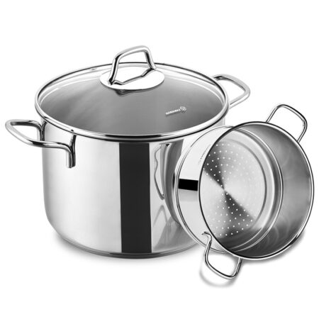 Couscoussier Perla Korkmaz 6.9 L A1522 Inox Tunisie