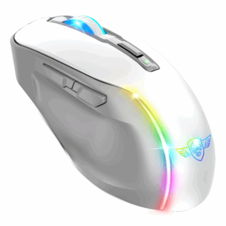 Souris Gamer Sans Fil Spirit Of Gamer Elite M50 Rgb – Blanc – S-EM50WT Tunisie