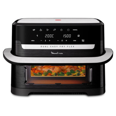 Friteuse Sans Huile Moulinex Dual Easy Fry Flex EZ9228F0 9 L Noir Tunisie