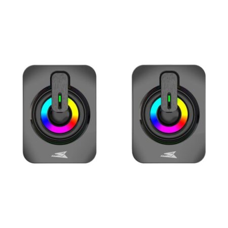 Haut Parleur Filaire BARACUDA Seashell Noir – BGSP-011 Tunisie