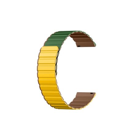 Bracelet Kieslect Strap 20mm Yellow-Coffee-Green – 20MMYGCSTRAP Tunisie