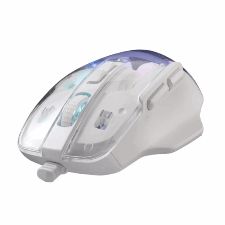 Souris Gamer Filaire Baracuda Anglerfish RGB Blanc – BGM-062 Tunisie