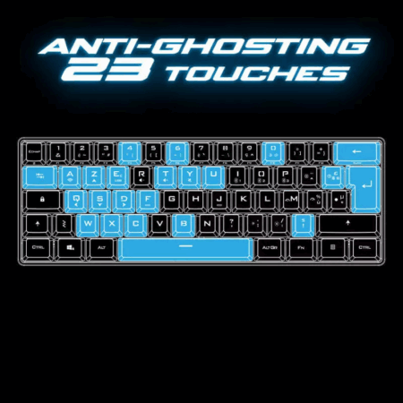 Clavier Gamer Sans Fil Spirit Of Gamer Elite-k50 Rgb – Noir – CLA-EK50RF Tunisie