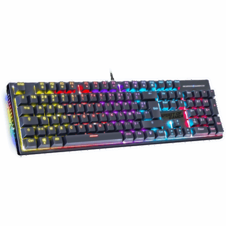 Clavier Sans Fil Mécanique Spirit of Gamer XPERT K250 RGB Switch Rouge – Noir – CLA-XK250BK Tunisie