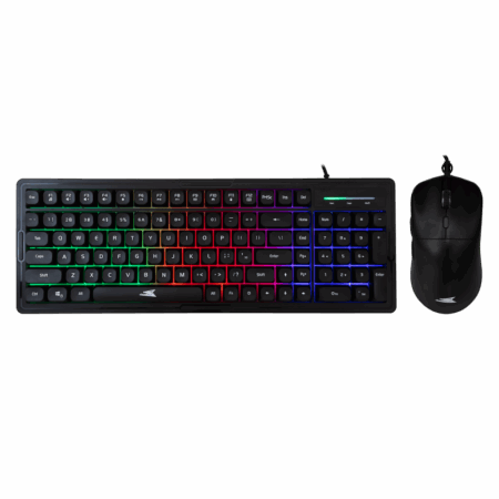 Ensemble Clavier + Souris Gamer Filaire BARACUDA ORCA Noir – BGC-011 Tunisie