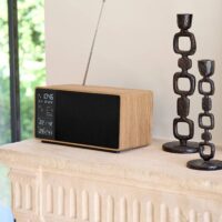 Haut Parleur Et Station météo Thomson Cosy – Bois & Noir -WS202TBK Tunisie