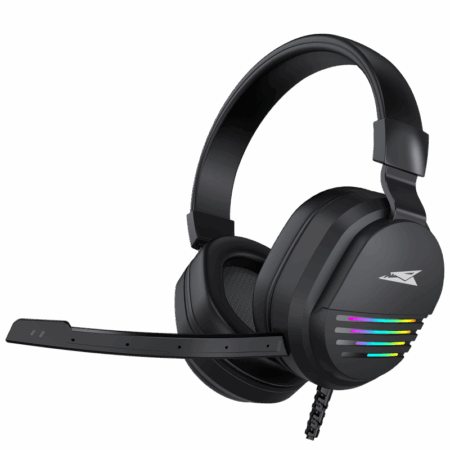 Micro Casque Baracuda Pearl led Rainbow – Noir – Bgh-011 Tunisie